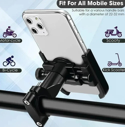 Bike Mobile Phone Holder - Grey (Original Meta Body)