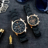 Unisex Chronograph Armani Couple Watch